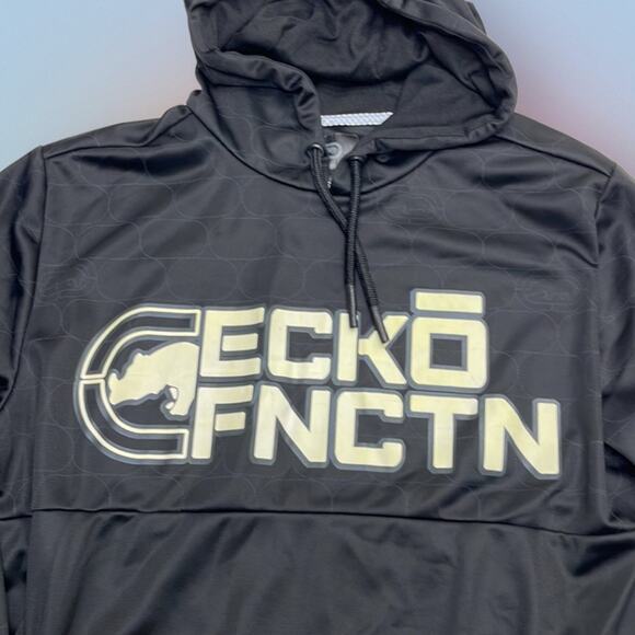 ECKO FNCTN Men’s Small Black Performance Hoodie Sweatshirt - Picture 2 of 4